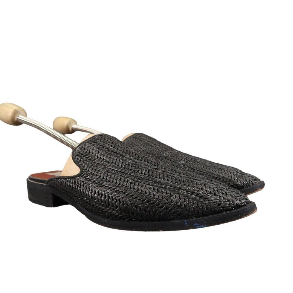 Band of Gypsies Shoes Womens 7.5 Mule Flats Woven Slip On Skipper Boho Comfort